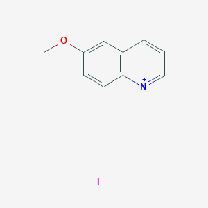 molecular formula C11H12INO B1220992 6-甲氧基-1-甲基喹啉-1-铵碘化物 CAS No. 21979-59-9