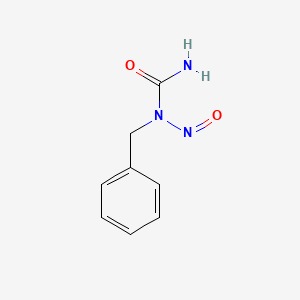 molecular formula C8H9N3O2 B1220998 N-苄基-N-亚硝基脲 CAS No. 775-11-1