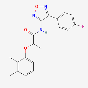 2-(2,3-dimethylphenoxy)-N-[4-(4-fluorophenyl)-1,2,5-oxadiazol-3-yl]propanamide