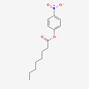 molecular formula C14H19NO4 B1220999 4-Nitrophenyl caprylate CAS No. 1956-10-1