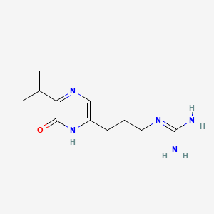molecular formula C11H19N5O B1221000 Argvalin CAS No. 52159-72-5
