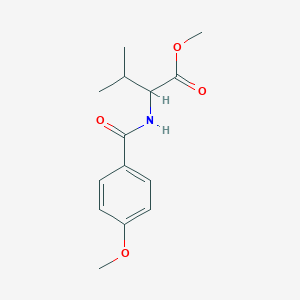 l-Valine, N-(p-anisoyl)-, methyl ester