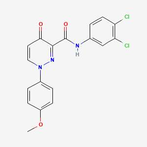 N-(3,4-dichlorophenyl)-1-(4-methoxyphenyl)-4-oxo-1,4-dihydropyridazine-3-carboxamide