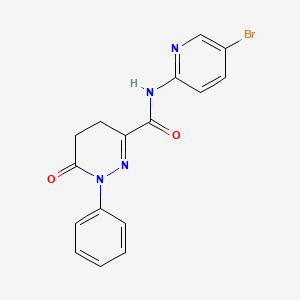 N-(5-bromopyridin-2-yl)-6-oxo-1-phenyl-1,4,5,6-tetrahydropyridazine-3-carboxamide