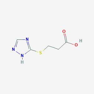 3-(1H-1,2,4-Triazol-3-ylsulfanyl)propanoic acid