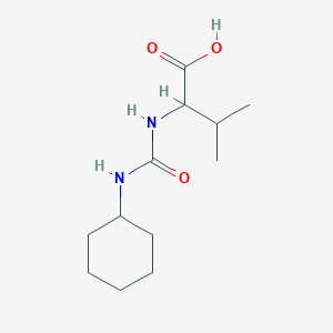 2-{[(Cyclohexylamino)carbonyl]amino}-3-methylbutanoic acid