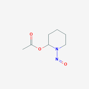 molecular formula C7H12N2O3 B1221016 alpha-Acetoxynpip CAS No. 53198-44-0