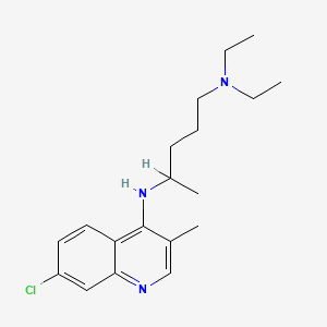 molecular formula C19H28ClN3 B1221020 Sontoquine CAS No. 85-10-9
