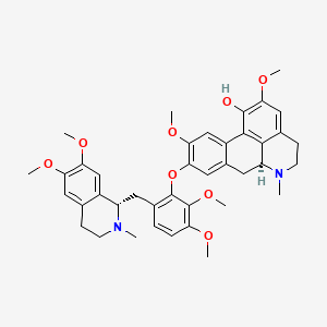 molecular formula C40H46N2O8 B1221024 Fetidine CAS No. 7072-86-8