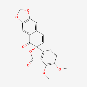 molecular formula C20H14O7 B1221027 阿诺汀 II 