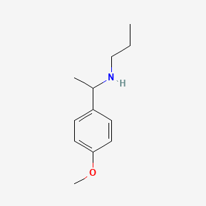 [1-(4-Methoxyphenyl)ethyl](propyl)amine