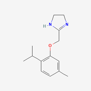 molecular formula C14H20N2O B1221040 Tymazoline CAS No. 24243-97-8
