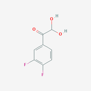 1-(3,4-Difluorophenyl)-2,2-dihydroxyethan-1-one