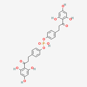 molecular formula C30H27O12P B1221049 Diphloretin phosphate CAS No. 39201-04-2