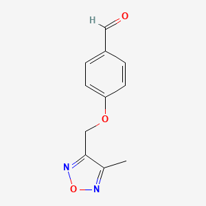 4-((4-Methyl-1,2,5-oxadiazol-3-yl)methoxy)-benzaldehyde