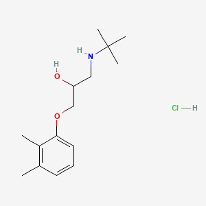 molecular formula C15H26ClNO2 B1221060 Xibenolol hydrochloride CAS No. 15263-30-6