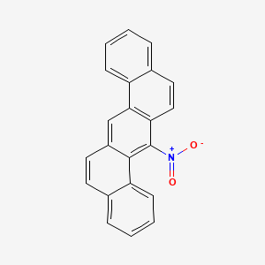 molecular formula C22H13NO2 B1221063 Dibenz(a,h)anthracene, 7-nitro- CAS No. 63041-91-8