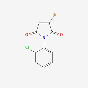 1H-Pyrrole-2,5-dione, 3-bromo-1-(2-chlorophenyl)-