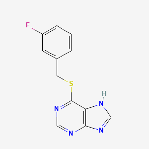 Purine, 6-(m-fluorobenzylthio)-