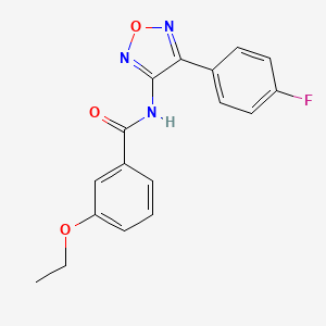 3-ethoxy-N-[4-(4-fluorophenyl)-1,2,5-oxadiazol-3-yl]benzamide