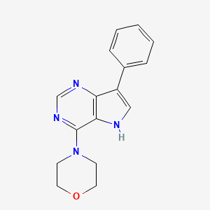 4-(morpholin-4-yl)-7-phenyl-5H-pyrrolo[3,2-d]pyrimidine