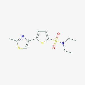 2-Thiophenesulfonamide, N,N-diethyl-5-(2-methyl-4-thiazolyl)-