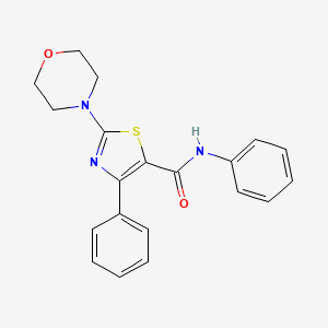 2-(morpholin-4-yl)-N,4-diphenyl-1,3-thiazole-5-carboxamide