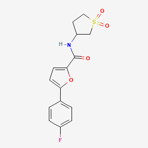 N-(1,1-dioxidotetrahydrothiophen-3-yl)-5-(4-fluorophenyl)furan-2-carboxamide