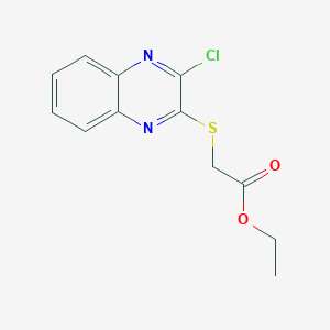 Ethyl [(3-chloroquinoxalin-2-yl)sulfanyl]acetate