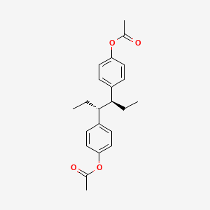 molecular formula C22H26O4 B1221080 Hexestrol diacetate CAS No. 4547-76-6