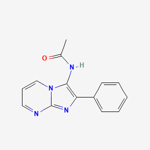 N-(2-phenylimidazo[1,2-a]pyrimidin-3-yl)acetamide