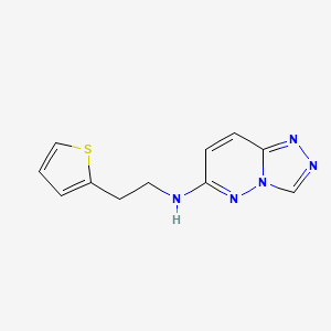 N-[2-(thiophen-2-yl)ethyl][1,2,4]triazolo[4,3-b]pyridazin-6-amine