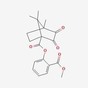 2-(Methoxycarbonyl)phenyl 4,7,7-trimethyl-2,3-dioxobicyclo[2.2.1]heptane-1-carboxylate