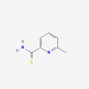 molecular formula C7H8N2S B1221112 6-甲基吡啶酸-硫酰胺 CAS No. 5933-30-2