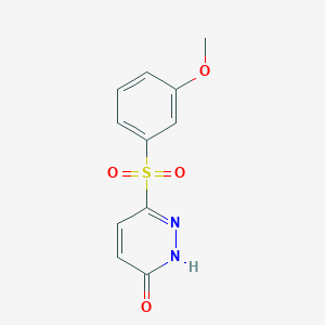 6-((3-Methoxyphenyl)sulfonyl)pyridazin-3-ol