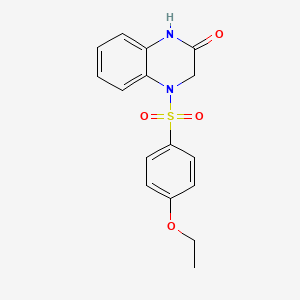 4-(4-Ethoxyphenyl)sulfonyl-1,3-dihydroquinoxalin-2-one