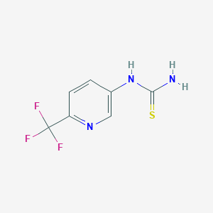 N-[6-(trifluoromethyl)pyridin-3-yl]thiourea