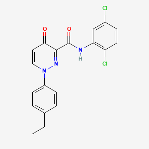 N-(2,5-dichlorophenyl)-1-(4-ethylphenyl)-4-oxo-1,4-dihydropyridazine-3-carboxamide