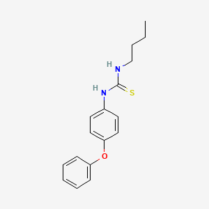 molecular formula C17H20N2OS B1221132 1-Butyl-3-(4-phenoxyphenyl)thiourea 