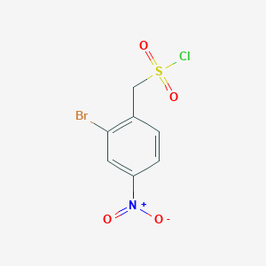 (2-Bromo-4-nitrophenyl)methanesulfonyl chloride