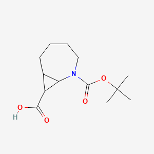 2-[(tert-Butoxy)carbonyl]-2-azabicyclo[5.1.0]octane-8-carboxylic acid