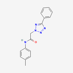 N-(4-methylphenyl)-2-(5-phenyl-2H-tetrazol-2-yl)acetamide