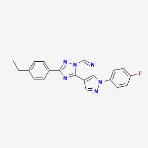 2-(4-ethylphenyl)-7-(4-fluorophenyl)-7H-pyrazolo[4,3-e][1,2,4]triazolo[1,5-c]pyrimidine