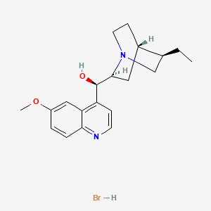 molecular formula C20H27BrN2O2 B1221147 氢溴酸氢奎宁 CAS No. 85153-19-1