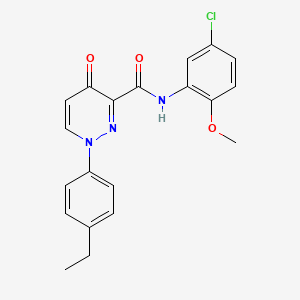 N-(5-chloro-2-methoxyphenyl)-1-(4-ethylphenyl)-4-oxo-1,4-dihydropyridazine-3-carboxamide