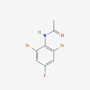 N-(2,6-dibromo-4-fluorophenyl)acetamide