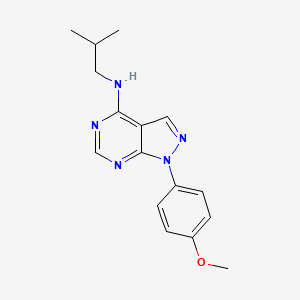 1-(4-methoxyphenyl)-N-(2-methylpropyl)pyrazolo[3,4-d]pyrimidin-4-amine