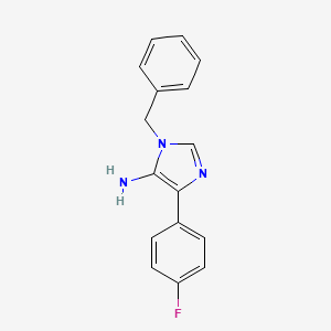 1-benzyl-4-(4-fluorophenyl)-1H-imidazol-5-amine