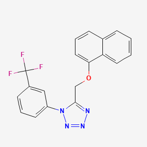 5-[(naphthalen-1-yloxy)methyl]-1-[3-(trifluoromethyl)phenyl]-1H-tetrazole