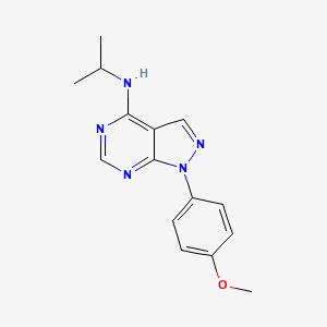 1-(4-methoxyphenyl)-N-propan-2-ylpyrazolo[3,4-d]pyrimidin-4-amine